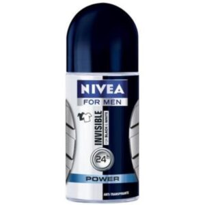 Desodorante Rollon Nivea Men Invisible Black e White Power Com 50ml