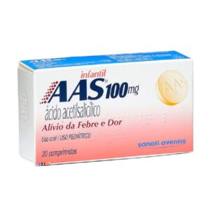 Aas 100mg Com 30 Comprimidos Sanofi Medley