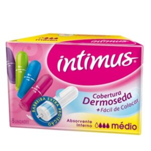 Absorvente Interno Intimus Medio Com 8 Unidades