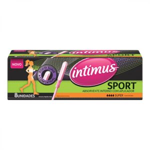 Absorvente Interno Intimus Sport Super Com Aplicador Com 8 Unidades