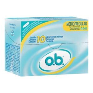 Absorvente Interno OB Medio Original Com 10 Unidades