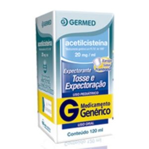 Acetilcisteína 20mg/ml Xarope Com 120ml Germed Genéricos