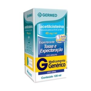 Acetilcisteína 40mg/ml Xarope Com 120ml Germed Genéricos