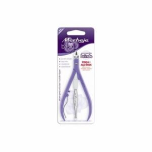 Alicate de Cuticula Merheje Basic Lilas Com 1 Unidade