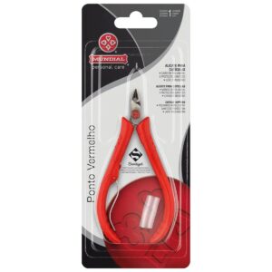 15361835611-7891060930498.jpg Alicate Para Cutícula Mundial Ref-171PV Ponto Vermelho Unidade