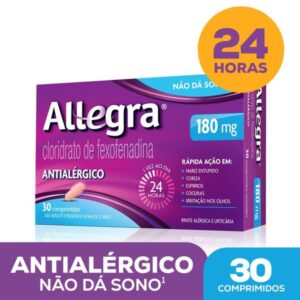 Allegra 180mg Com 30 Comprimidos Sanofi Medley