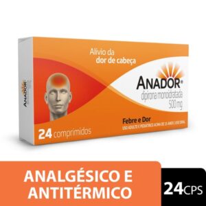 Anador 500mg Com 24 Comprimidos Sanofi Medley