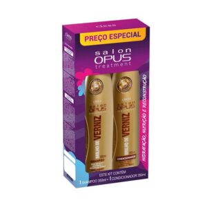 Kit Salon Opus SOS Verniz Shampoo 350ml + Condicionador 350ml