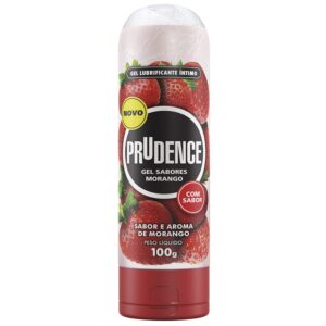 Gel Lubrificante Íntimo Prudence Morango Com 100g