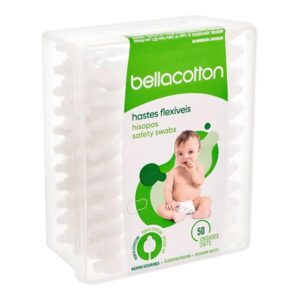 Hastes Flexíveis Bellacotton Maxi Bebê Com 50 Unidades