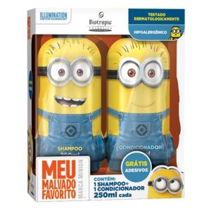 Kit Minions Biotropic Shampoo 250ml + Condicionador 250ml