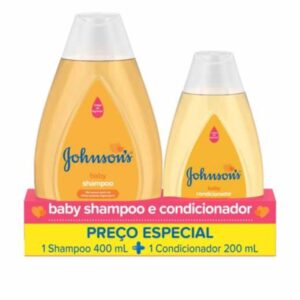 Kit Johnsons Baby Regular Shampoo 400ml + Condicionador 200ml
