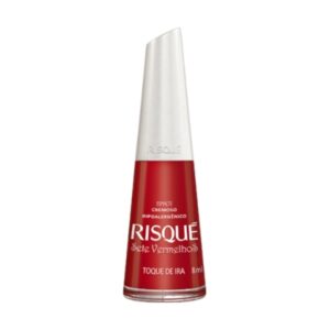 Esmalte Risqué Cremoso Sete Vermelhos Toque de Ira Com 8ml