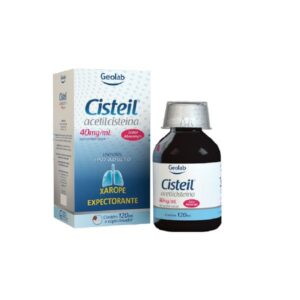 Cisteil Acetilcísteína 40mg/ml Xarope Com 120ml Geolab