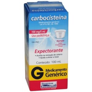 Carbocisteina 20mg/ml Xarope Com 100ml Aché Genéricos