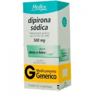 15361836703-7896422507059.jpg Dipirona 500mg Com 30 Comprimidos Sanofi Medley Genéricos