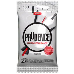 Preservativo Prudence Retardante Com 3 Unidades