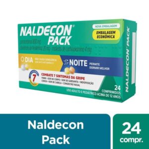 15361836763-a1464d25cdfc8dd224cece2e5752335e.jpg Naldecon Pack Dia e Noite Com 24 Comprimidos Reckitt Benckiser