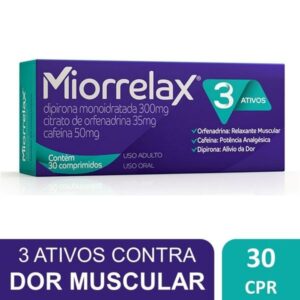 Miorrelax 300mg + 50mg + 35mg Com 30 Comprimidos Neo Quimica