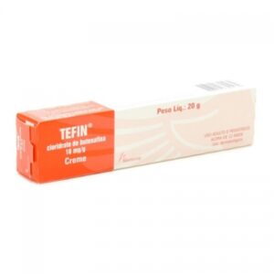 Tefin 10mg/g Creme Dermatológico Com 20g Brainfarma