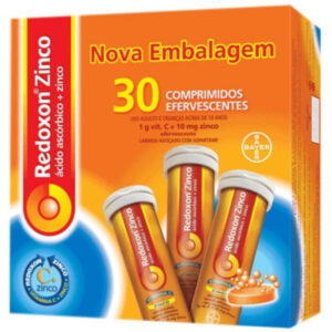 Redoxon Zinco 1g + 10mg Com 30 Comprimidos Efervescente Bayer
