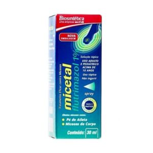 Micetal 0,01g/ml Solução Dermatológica Spray Com 30ml Aché