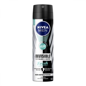Desodorante Aerosol Nívea Men Black e White Fresh Com 150ml