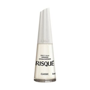 15361836940-7891182032827.jpg Esmalte Risqué Cremoso Branco Classic Com 8ml