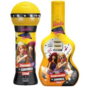 Kit Barbie Rock N Royals Camomila Shampoo 220ml + Condicionador 220ml