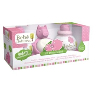 Kit Bebê Natureza Porquinho Shampoo + Condicionador + Sabonete
