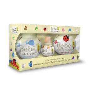 Kit Bebê Natureza Suave Shampoo 230ml + Condicionador 230ml + Grátis Colônia 30ml