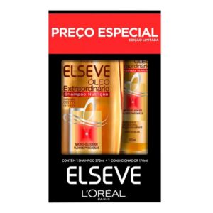 kit Elseve Óleo Extraordinario Shampoo 375ml + Condicionador 170ml