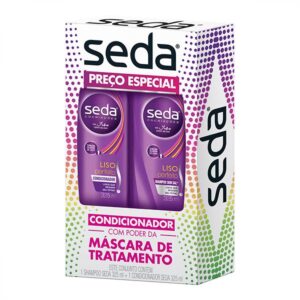 Kit Seda Liso Perfeito Shampoo 325ml + Condicionador 325ml