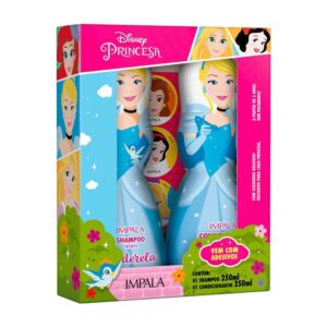 Kit Shampoo + Condicionador Impala Princesas Cinderela Com 250ml
