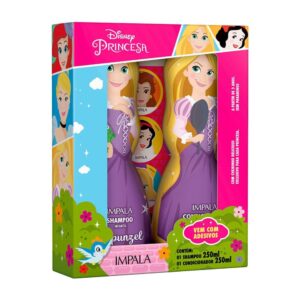 Kit Shampoo + Condicionador Impala Princesas Rapunzel Com 250ml