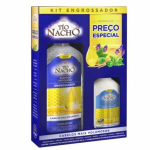 Kit Tio Nacho Engrossador Antiqueda Com 1 Shampoo de 415ml + 1 Condicionador de 200ml