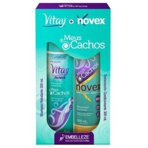 15361837354-7896013557111.jpg Kit Vitay Novex Meus Cachos Shampoo 300ml + Condicionador 300ml