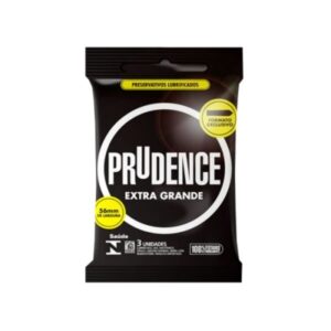 Preservativo Prudence Extra Grande Com 3 Unidades