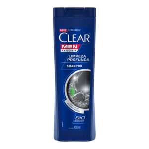 Shampoo Clear Men Anticaspa Limpeza Profunda Com 400ml
