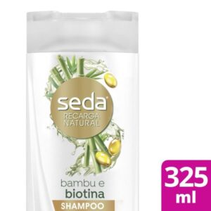 Shampoo Seda Bambu e Biotina Com 325ml Unilever