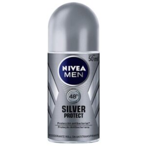 Desodorante Rollon Nivea For Men Silver Protect Com 50ml
