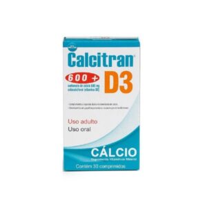 Calcitran D3 600mg Com 30 Comprimidos Farmoquimica