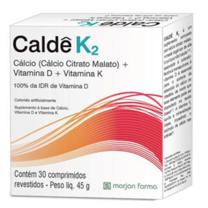 Caldê K2 Suplemento Vitamínico Com 30 Comprimidos Marjan