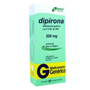 15361838470-742832304962.jpg Dipirona 500mg Com 20 Comprimidos Greenpharma