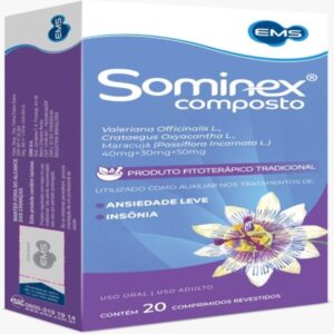 Sominex Composto Com 20 Comprimidos Ems s/a