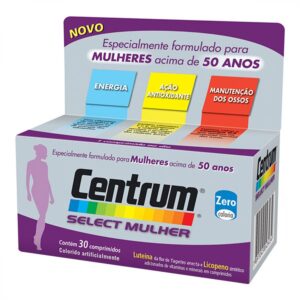15361838563-7891045043434.jpg Polivitamínico Centrum Select Mulher 50+ Com 30 Comprimidos