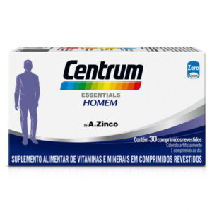 15361838588-7896015592943.jpg Polivitaminico Centrum Essentials Homem A a Zinco Com 30 Comprimidos