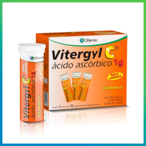Vitergyl Zinco 1g + 70mg Com 30 Comprimidos Efervescentes Cifarma