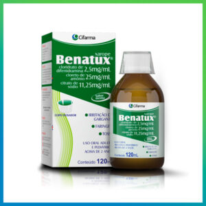 Benatux Xarope Sabor Menta Com 120ml Cifarma