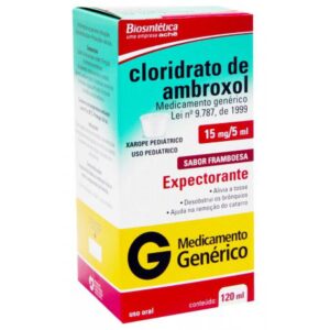 Cloridrato de Ambroxol 3mg/ml Xarope Com 120ml Aché Genéricos